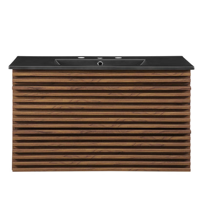 Render 36" Wall-Mount Bathroom Vanity by Modway