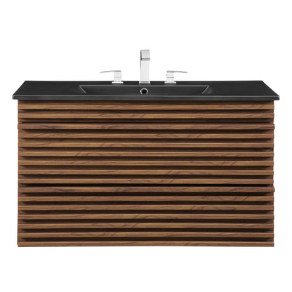 Render 36" Wall-Mount Bathroom Vanity by Modway