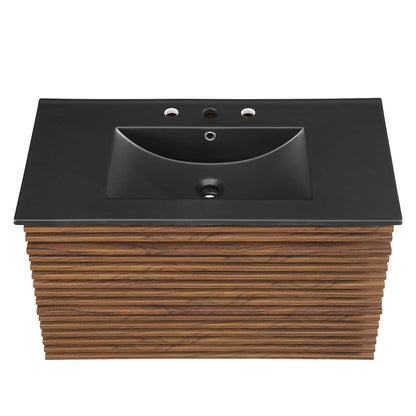 Render 36" Wall-Mount Bathroom Vanity by Modway