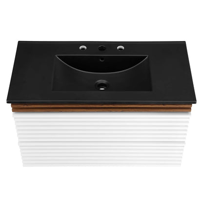 Render 36" Wall-Mount Bathroom Vanity by Modway