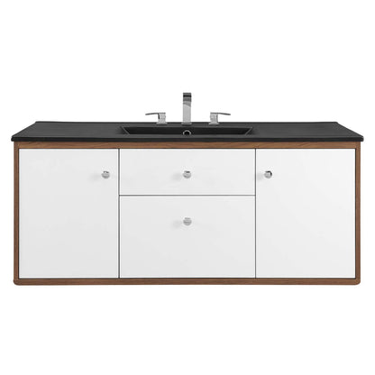 Transmit 48" Wall-Mount Bathroom Vanity by Modway