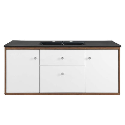 Transmit 48" Wall-Mount Bathroom Vanity by Modway