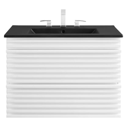 Render 30" Wall-Mount Bathroom Vanity by Modway
