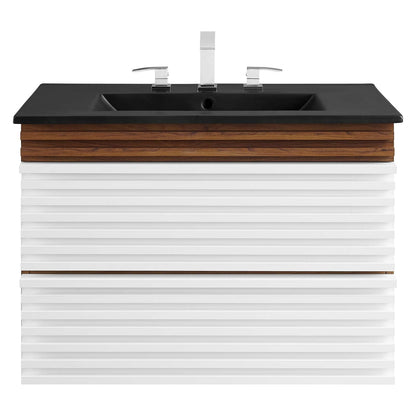 Render 30" Wall-Mount Bathroom Vanity by Modway