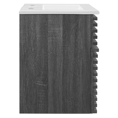 Render 18" Wall-Mount Bathroom Vanity by Modway