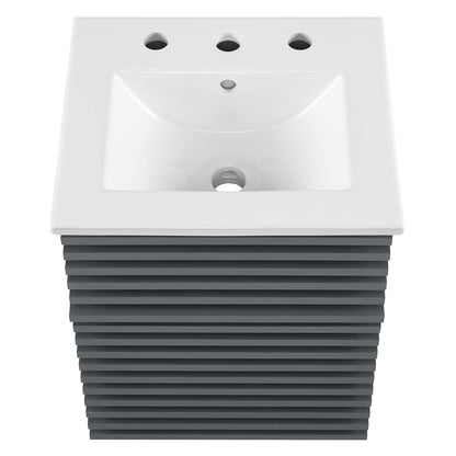 Render 18" Wall-Mount Bathroom Vanity by Modway