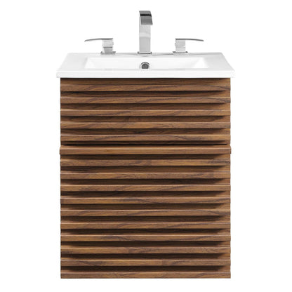 Render 18" Wall-Mount Bathroom Vanity by Modway