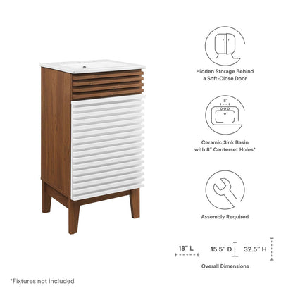 Render 18" Bathroom Vanity Cabinet by Modway