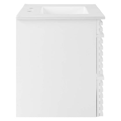 Render 30" Wall-Mount Bathroom Vanity by Modway