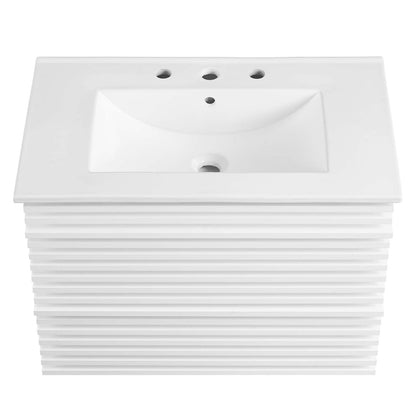Render 30" Wall-Mount Bathroom Vanity by Modway