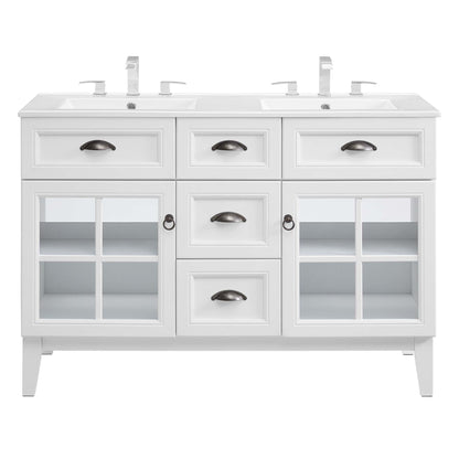 Isle 48" Double Bathroom Vanity Cabinet by Modway