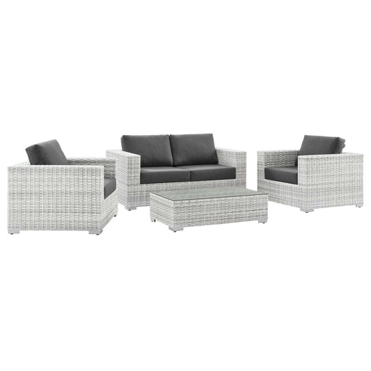 Convene 4-Piece Outdoor Patio Set by Modway