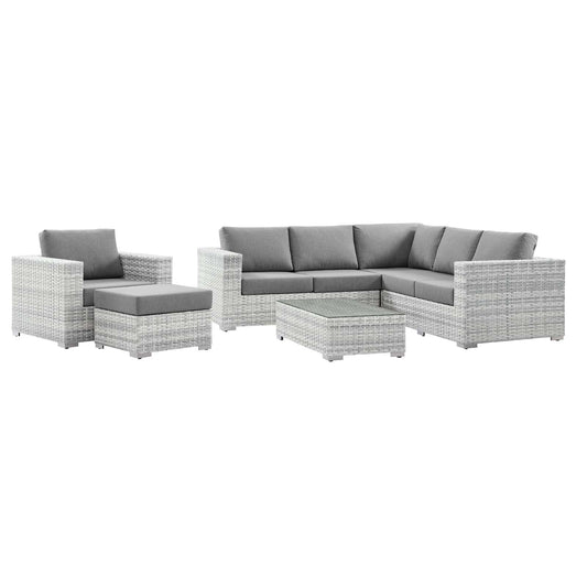 Convene 6-Piece Outdoor Patio Sectional Set by Modway
