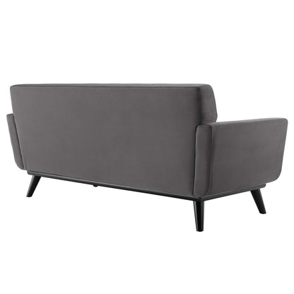 Engage Channel Tufted Performance Velvet Loveseat by Modway