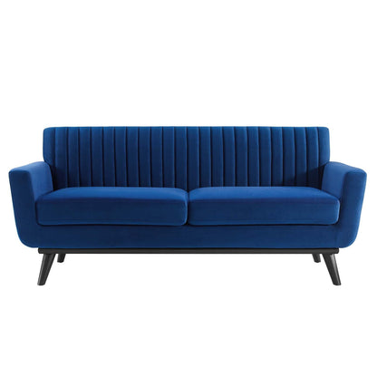 Engage Channel Tufted Performance Velvet Loveseat by Modway