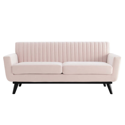 Engage Channel Tufted Performance Velvet Loveseat by Modway