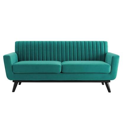 Engage Channel Tufted Performance Velvet Loveseat by Modway