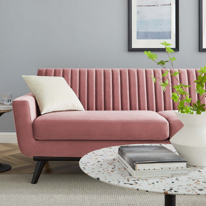 Engage Channel Tufted Performance Velvet Sofa by Modway