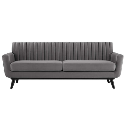 Engage Channel Tufted Performance Velvet Sofa by Modway
