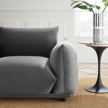Copious Performance Velvet Armchair by Modway