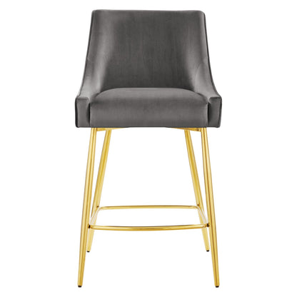 Discern Performance Velvet Counter Stool by Modway