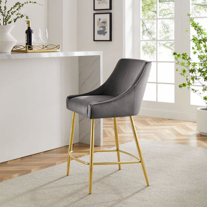 Discern Performance Velvet Counter Stool by Modway
