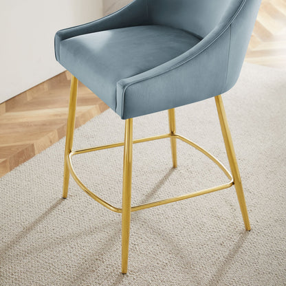 Discern Performance Velvet Counter Stool by Modway