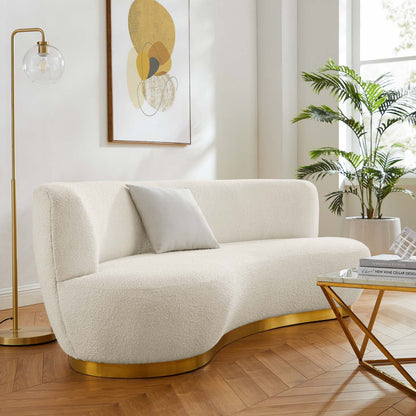 Kindred Boucle Upholstered Upholstered Fabric Sofa by Modway