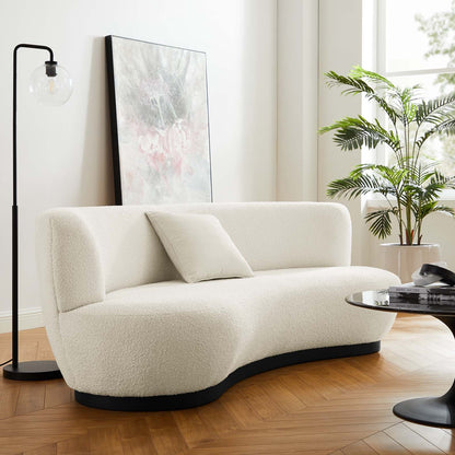 Kindred Boucle Upholstered Upholstered Fabric Sofa by Modway