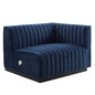 Conjure Channel Tufted Performance Velvet Right-Arm Chair by Modway