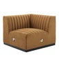 Conjure Channel Tufted Performance Velvet Right Corner Chair by Modway