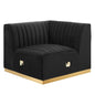 Conjure Channel Tufted Performance Velvet Right Corner Chair by Modway