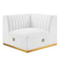 Conjure Channel Tufted Performance Velvet Right Corner Chair by Modway