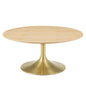 Lippa 36" Round Wood Coffee Table by Modway