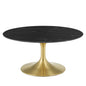 Lippa 36" Round Faux Marble Coffee Table by Modway