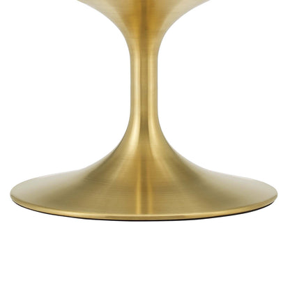 Lippa 36" Round Faux Marble Coffee Table by Modway