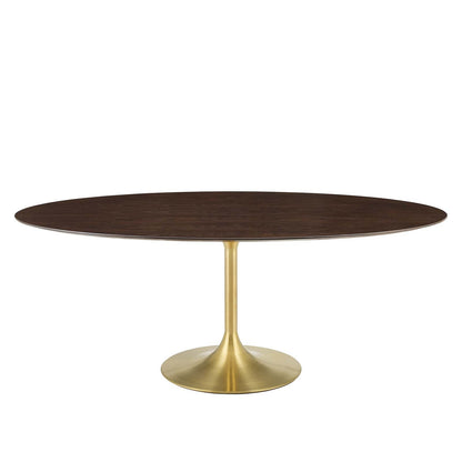 Lippa 78" Oval Wood Dining Table by Modway