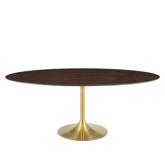 Lippa 78" Oval Wood Dining Table by Modway