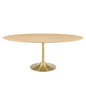 Lippa 78" Oval Wood Dining Table by Modway