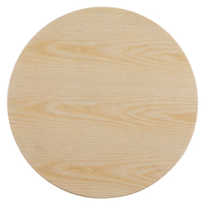 Lippa 28" Round Natural Wood Bar Table by Modway