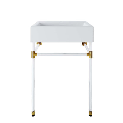 Redeem 24" Acrylic Wall-Mount Bathroom Vanity by Modway