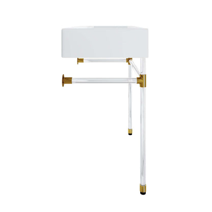 Redeem 32" Acrylic Wall-Mount Bathroom Vanity by Modway