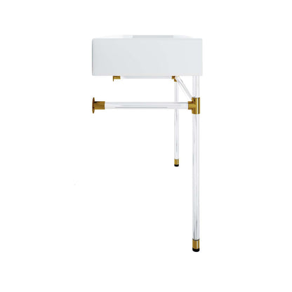 Redeem 40" Acrylic Wall-Mount Bathroom Vanity by Modway