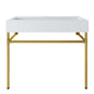 Redeem 40" Wall-Mount Gold Stainless Steel Bathroom Vanity by Modway