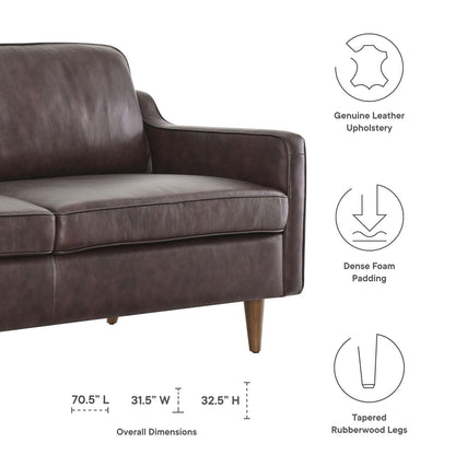 Impart Genuine Leather Sofa by Modway