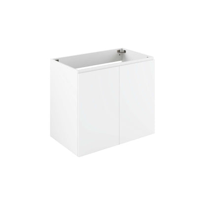 Bryn 30" Wall-Mount Bathroom Vanity (Sink Basin Not Included) by Modway