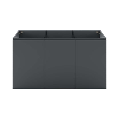 Bryn 48" Wall-Mount Bathroom Vanity (Sink Basin Not Included) by Modway