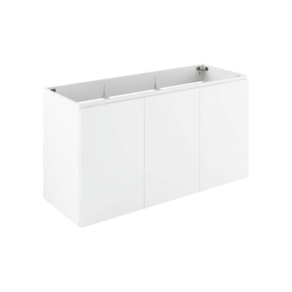 Bryn 48" Wall-Mount Bathroom Vanity (Sink Basin Not Included) by Modway