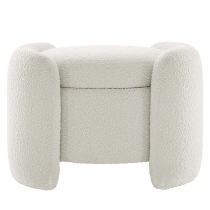 Nebula Boucle Upholstered Ottoman by Modway