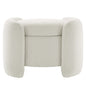 Nebula Boucle Upholstered Ottoman by Modway